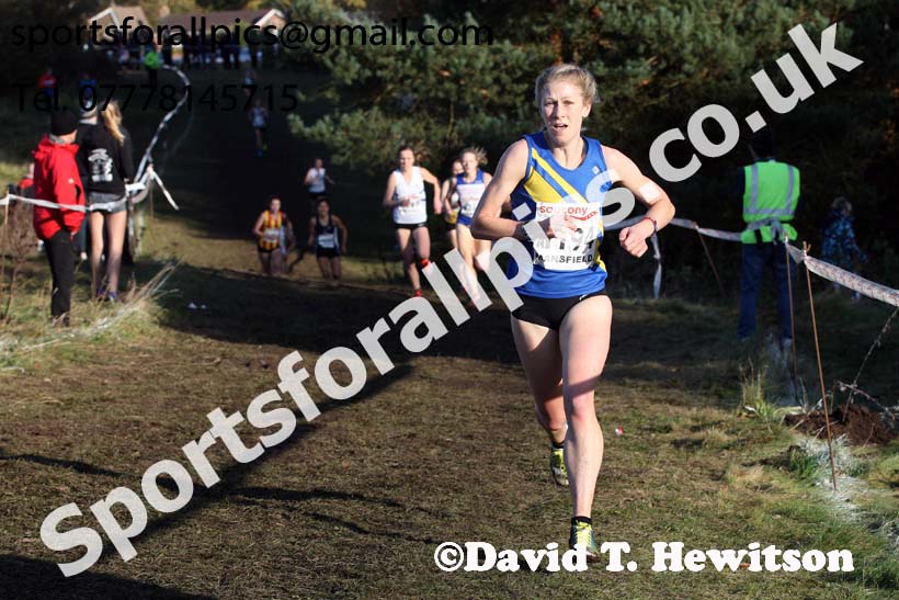 Senior womens National Cross Country Relay, Berry Hill Park, Mansfield. Photo:  David T. Hewitson/Sports for All Pics